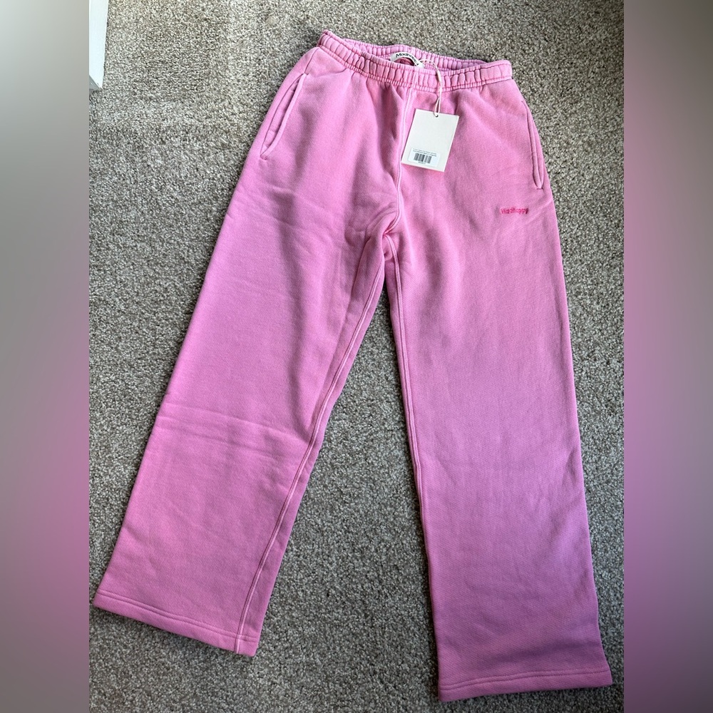NWT Madhappy Classic Straight Sweatpants - Midweight Fleece in Magnolia Small